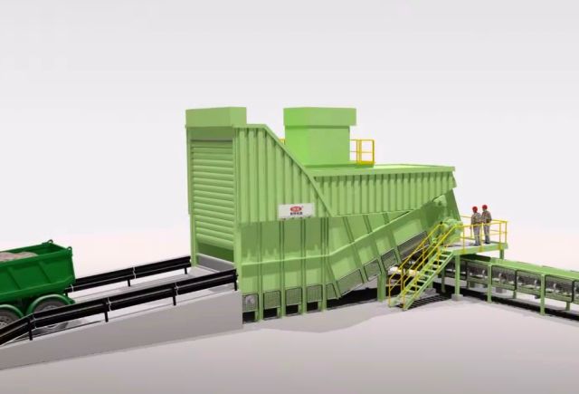 KTU系列固定式地表给料机-卡车卸料机