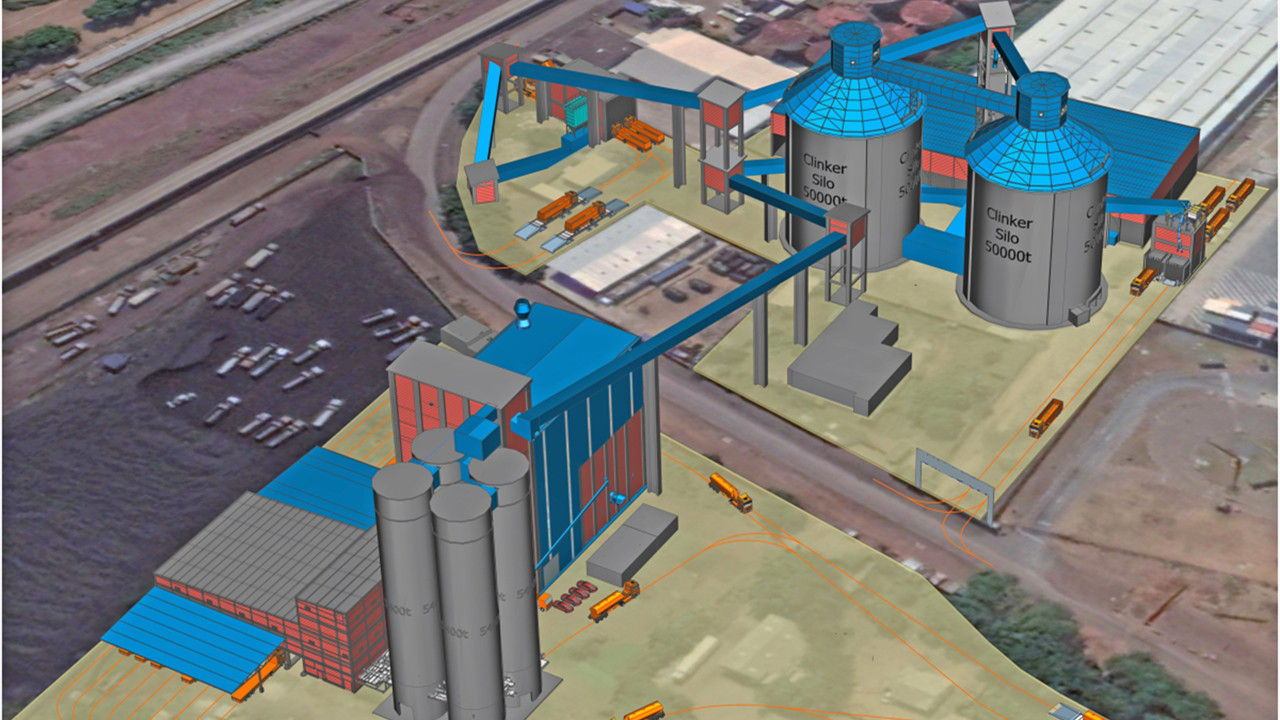 水泥厂皮带输送机