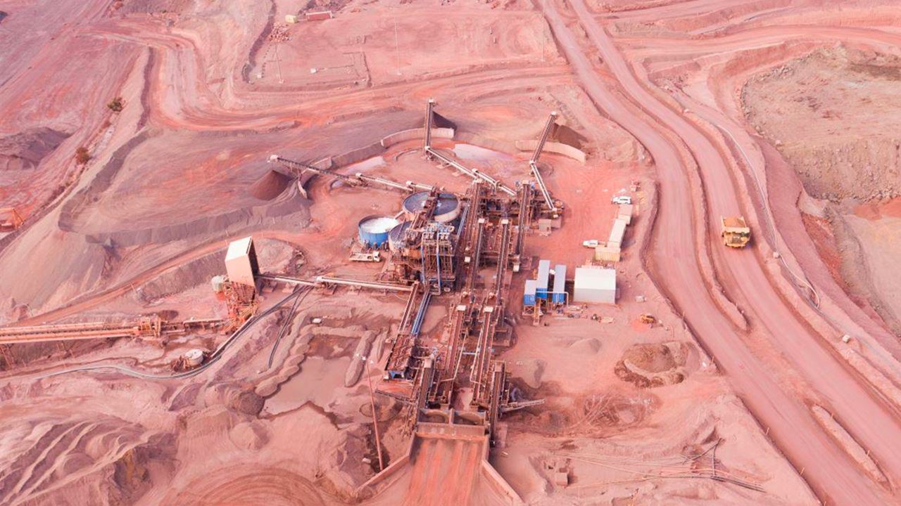 选矿厂皮带输送机