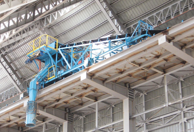 皮带输送机卸料小车